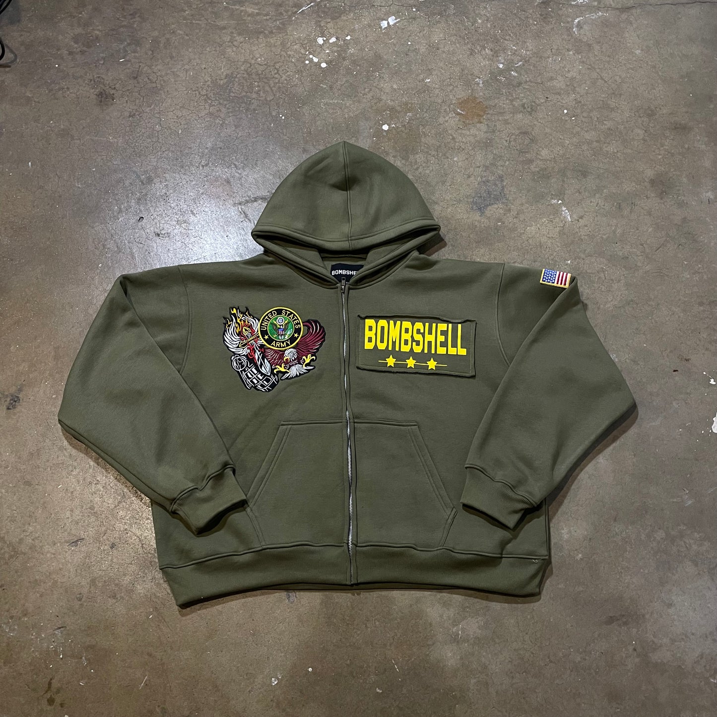 ARMY COMBAT ZIP UP